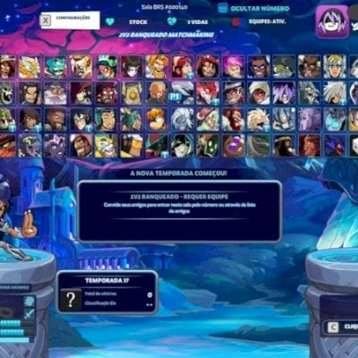Conta brawlhalla gemada, 425 mammoth coins,skins de evento e de bau ETC