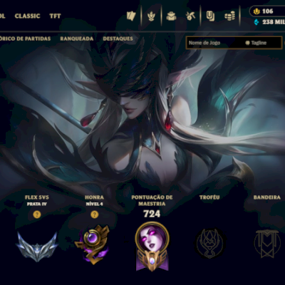 CONTA LOL | 344 SKINS | SEASON 2013