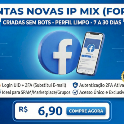 🔥 PERFIS FACEBOOK IP MIX - ALTA RESISTÊNCIA 🔥