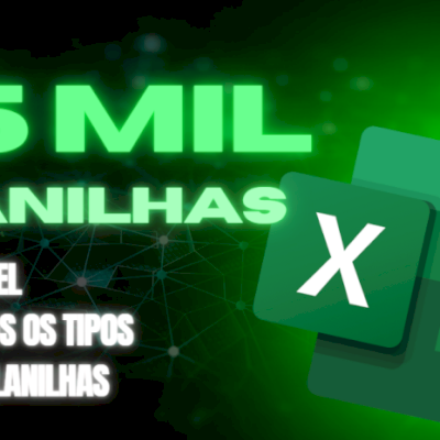 SUPER PACK COM 45 MIL PLANILHAS DE EXCEL VARIADAS
