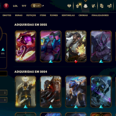 Conta level 472 platina 256 skins