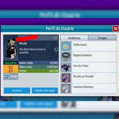 Conta+feira desbloqueada +rabo de raposa e emblema