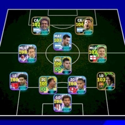 mbl/vózinha, modric 105, aguero 104, messi, batistuta, akanji, puyol, depay e ++