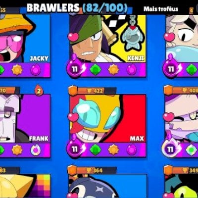 Conta com 25K + Troféus, com 82 Brawles ( Mudo apenas o acesso do email)