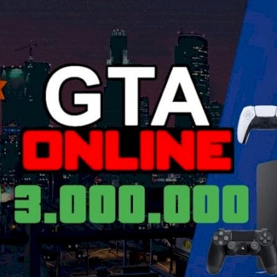 3 MILHÕES DINHEIRO GTA V ONLINE - PS4 PS5 - DLC, PRESENTE ANIVERSÁRIO