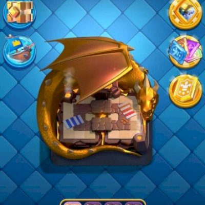 CONTA CLASH ROYALE - 7385 TROFÉUS (NÍVEL 40)