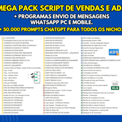 Impulsione suas vendas com o Mega Pack Script de Vendas