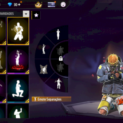 🔥 CONTA FF TOP E BARATA, NÍVEL 54 • 18 EMOTES • VÁRIAS SKINS • COFRE TOP 🔥