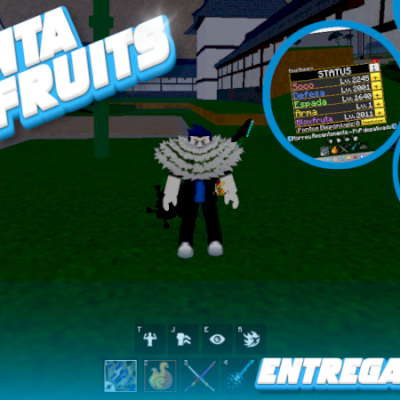 CONTA MÉDIA // LV 2500+ // FRUTAS RARAS // CDK // SOUL GUITAR // GOD HUMAN FULL