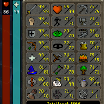 OSRS Main 126 CB | Quest Cape | 99 Slayer | 283M Bank | 2 Pets | Fire Cape