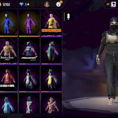 CONTA DE FREE FIRE ANTIGA