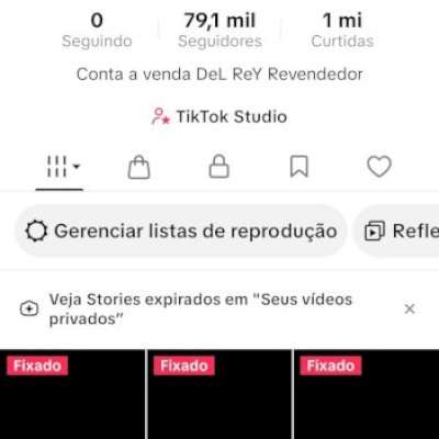 Tiktokshopbr sem doc 79k de seguidores reais e orgânico (Leia a descrição)