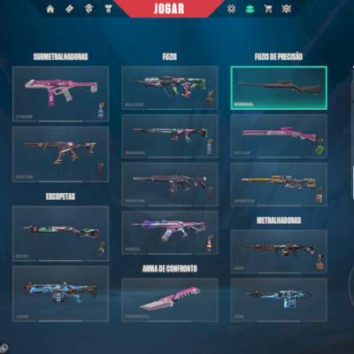 🟣 Conta Valorant Full Acesso — Skins Vandals, Spectres, Operators + Facas