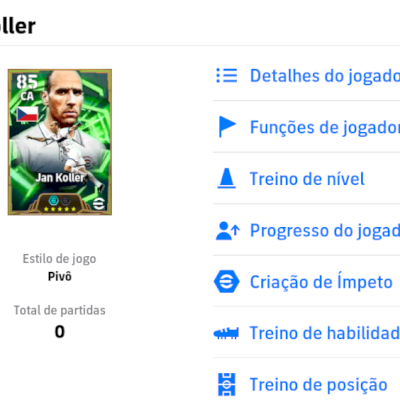 Conta Efootball com Koller 106