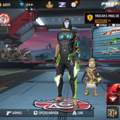 Conta Free Fire Gemada