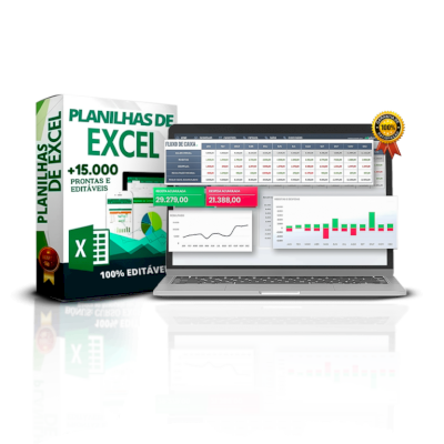 Pacote com +15 mil planilhas em excel