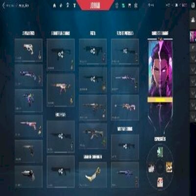 CONTA VALORANT | SUBLIME | MAGIPUNK | KURONAMI | EXO | SAQUEADOR | 781A | ARAXYS