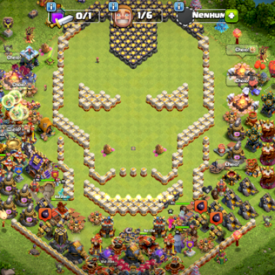 CV 17 semi Full +Cabana do construtor Full +capital do clã Full +Colíder clãlv30