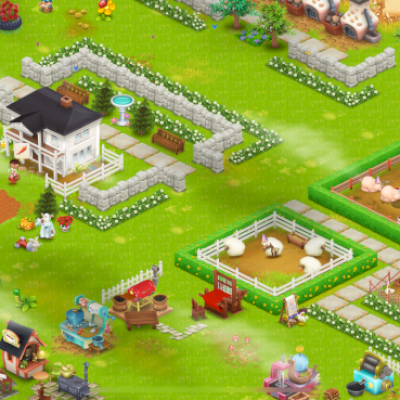 Conta de Hay Day organizada