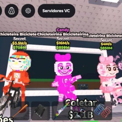 Roube um brainrot, Chicleteirina bicicleterina (candy) 16m/s