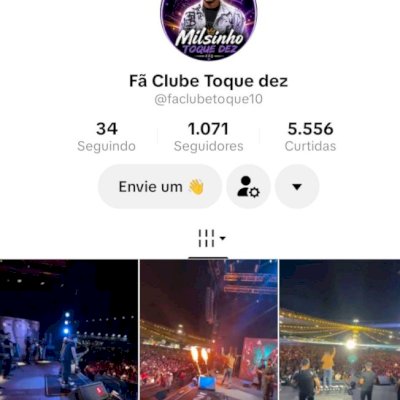 Vendo conta do tik Tok engajada