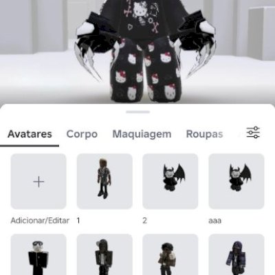 ROBLOX MASCULINO, criação 2021