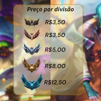Elojob Até o Esmeralda + Outros Serviços: Up de Conta ou Maestria.