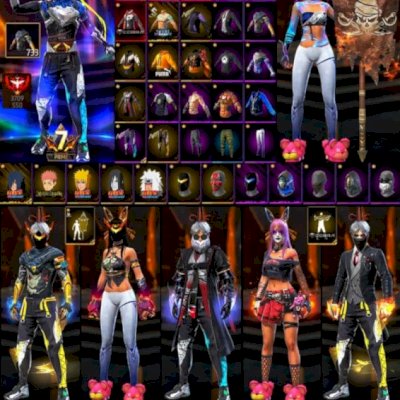 CONTA DE FREE FIRE COM +700 PEITAS E PRIME 7