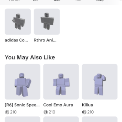 Conta Roblox com skins e gamepasses
