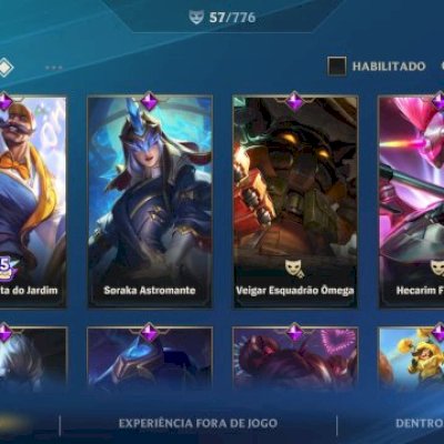 Conta de Wild Rift (Algumas skins limitadas)