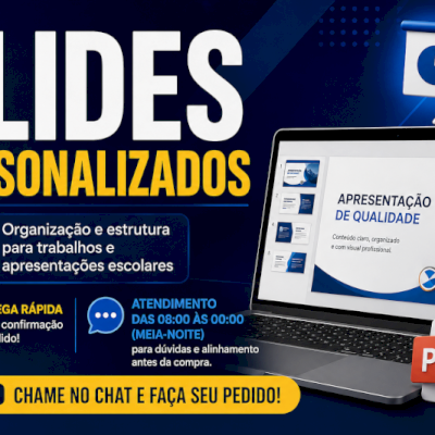 Slides Personalizados Prontos Para Apresentação