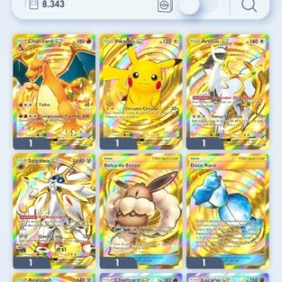 CONTA POKEMON TCG + 7 COROAS - NV. 54 8 MIL CARTAS