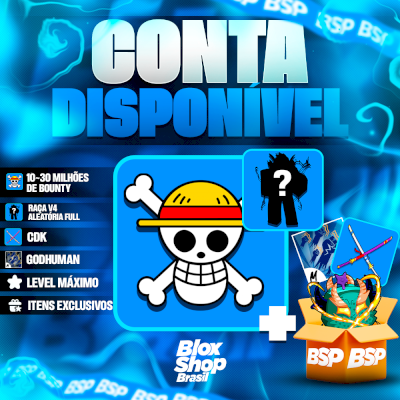 CONTA BLOX FRUITS > 💀10~30 MILHÕES BOUNTY + 🎁V4 ALEATÓRIA FULL + ⚔️CDK + 👊GHM