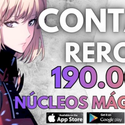 Solo Leveling: Arise - Contas Rerroll com 180 Mil Núcleos Mágicos