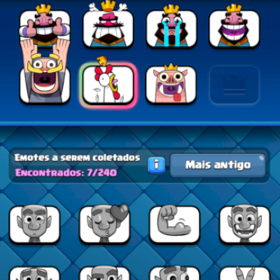 Conta Clash Royale | Arena 8 | 6 Lendárias | 133K Ouro + 716 Gemas!