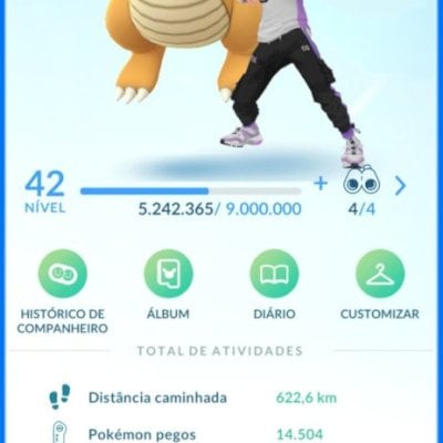 CONTA POKEMON NIVEL 42