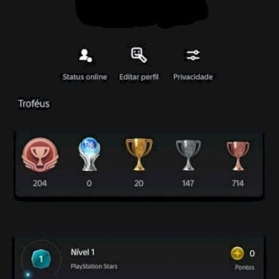 CONTA PLAYSTATION 7 JOGOS