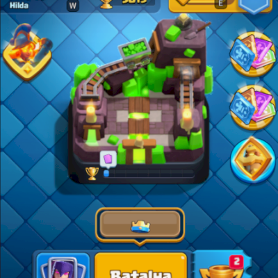 Conta Clash royale 5K troféus