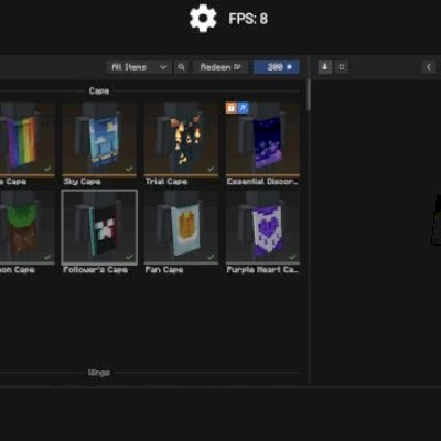 Minecraft conta com capas raras