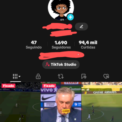 🔥 Conta tiktok com 2774 seguidores💥