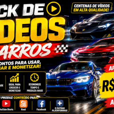 240 Vídeos de Carros Virais p/ TikTok e etc...-ENTREGA AUTOMÁTICA 🎯