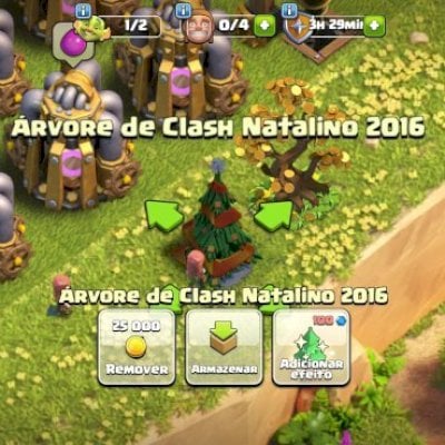 CONTA CV11 RARA! ARVORE DE NATAL 2016//4 CONSTRUTORES/PAISAGEM DE PINTURA