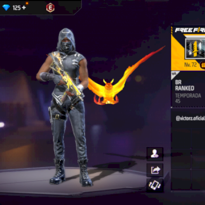 Conta Free Fire level 72