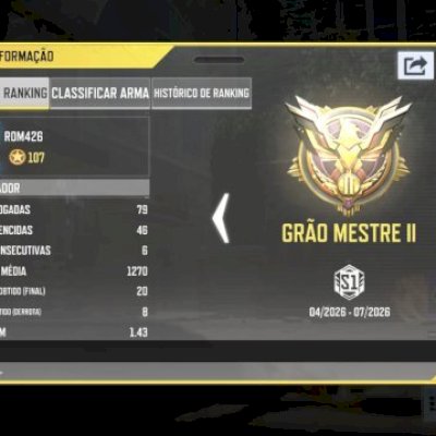 Conta COD Grão Mestre