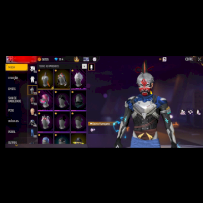 Conta ff com fitinha