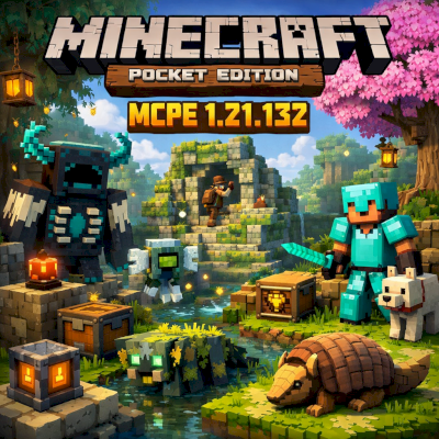 🔥 Minecraft APK MCPE 1.21.132 ATUALIZADO 2026