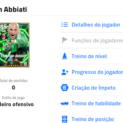 Conta Efootball com Abbiati 105