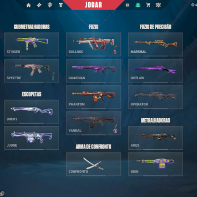 CONTA VALORANT +60 SKINS E 2k REAIS GASTOS (FACA XENOHUNTER E MUITO MAIS)