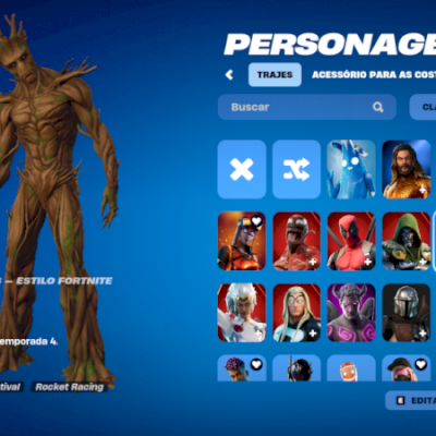 Conta Epic games com 3 jogos( 2 são grátis porem há skins) (preço negociável)