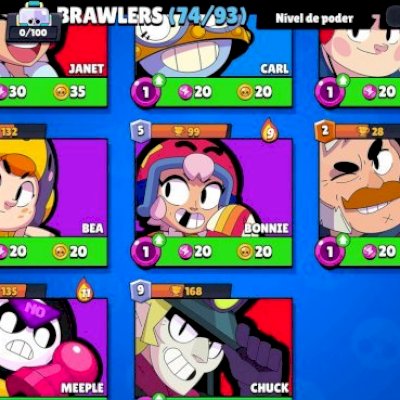 Conta de brawl Stars bem Upada